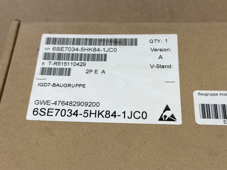 6SE7034-5HK84-1JC0 original Siemens inverter control module IGD8 NEW