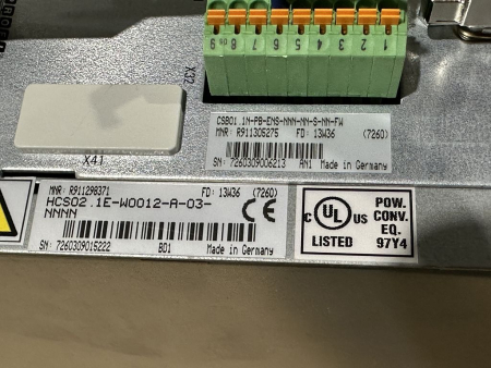 R911298371 R911305275 HCS02.1E-W0012-A-03-NNNN Rexroth INDRA DRIVE