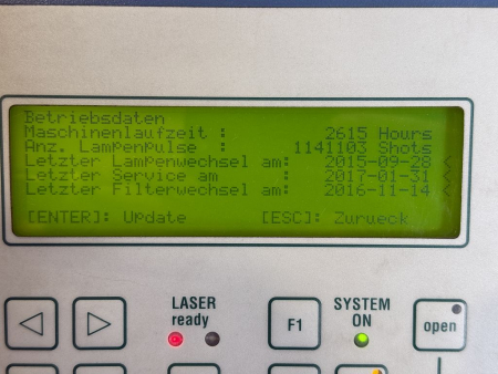 Rofin Baasel Lasertec SW TOOL OPEN II Laser Welding System 150W (used, ex Volkswagen)