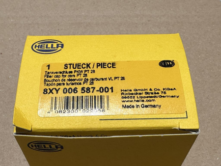 8XY006587-001 original HELLA closure fuel cap Ford NEW