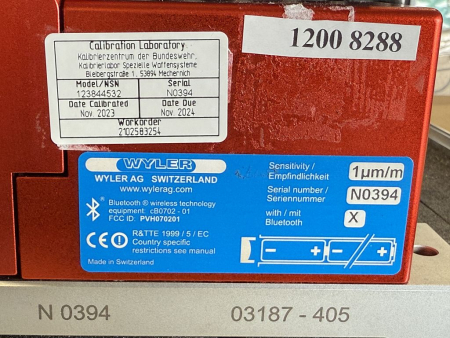 Wyler BlueLEVEL 122 Horizontalgerät SN N0394 inkl. BlueZapper Fernbedienung, Bundeswehr-Bestand, kalibriert 11/2023 (gebraucht)