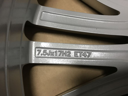 3C0601025D Aluminiumfelge Alu-Felge SOLITUDE 7,5x17 ET47 für Passat Eos NEU Original VW
