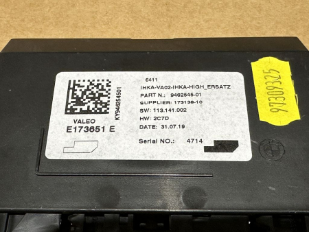 Preview: 64119462545 original BMW automatic air conditioning control unit NEW