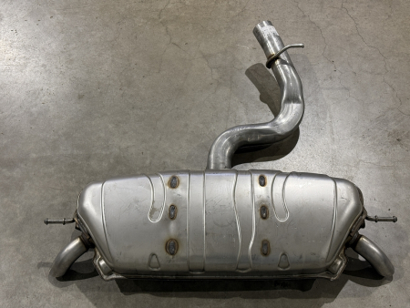 Preview: 5H6253609AB 5Q6253611AG original VW Golf 2.0 TFSI Nachschalldämpfer NEU