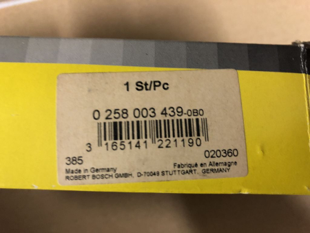 0258003439 Original Bosch Lambdasonde VW Passat Käfer Golf NEU