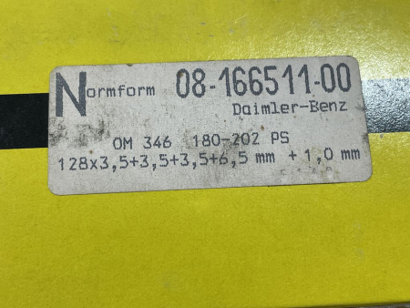 Set of Goetze piston rings for Daimler-Benz OM 346 oversize +1.00 mm