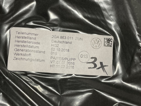 Preview: 2GA863011 EUN original VAG set of floor mats T-Roc NEW