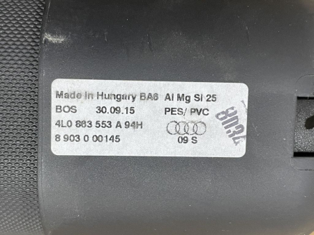 Preview: 4L0863553A 94H 4L0863553A94H original Audi Q7 4L roller blind trunk NEW