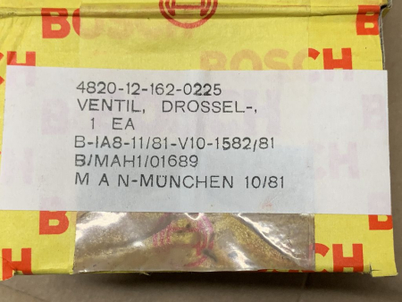 Preview: 0481063003 4820-12-162-0225 original Bundeswehr overflow valve NEW