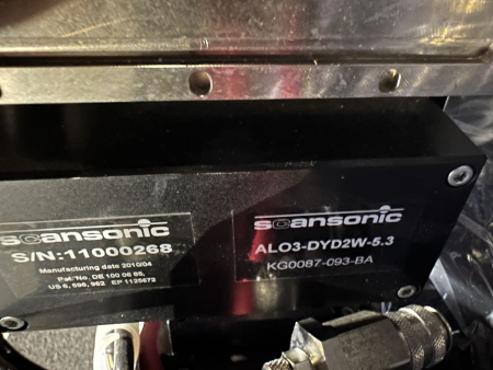 ALO3-DYD2W-5.3 SCANSONIC Laser Head Laser Processing Optics KG0087-093-BA #2 (used, tested)