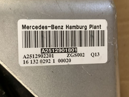 Preview: A2512901801 original Mercedes R-Class W251 brake pedal NEW