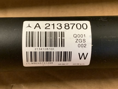 A2134108700 orig. Mercedes E-Klasse W213 Kardanwelle NEU