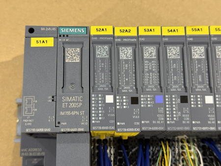 Siemens SIMATIC ET 200SP – IM155-6PN ST mit 9 I/O-Modulen – geprüft, gebraucht
