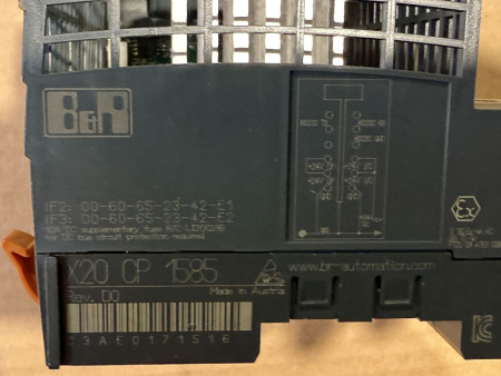 B&R X20 CP1585 CPU control module industrial controller X20 CP1585 (like new – unused)