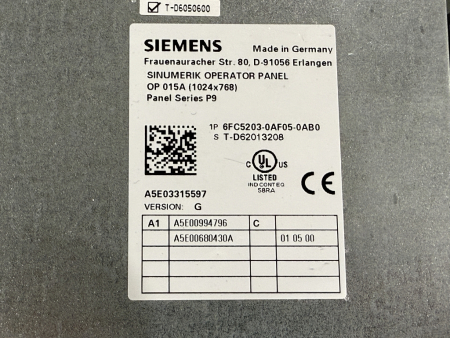 6FC5203-0AF05-0AB0 Siemens Sinumerik control module unused