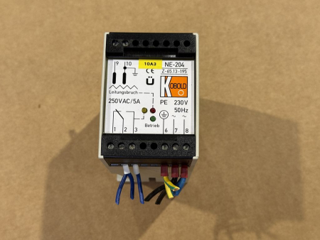 KOBOLD NE-2040 Niveauregler Leitfähigkeitsrelais 230V gebraucht