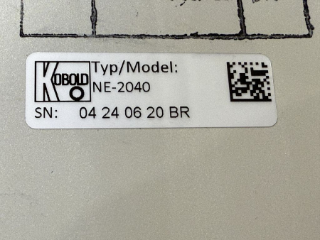 Preview: KOBOLD NE-2040 Niveauregler Leitfähigkeitsrelais 230V gebraucht