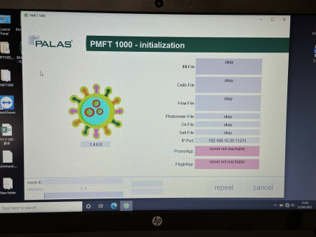 PALAS PMFT 1000 M Schutzmasken Prüfstand Filtertestsystem gebraucht