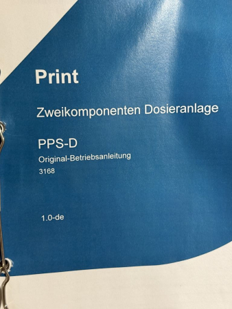 bdtronic Zweikomponenten Dosieranlage PPS-D Serien-Nr. 3168 (gebraucht)