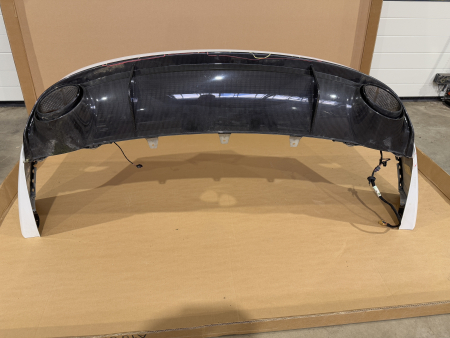 Stoßfängerabdeckung hinten Audi RS7 4G Performance 2Y2Y S9R Gletscherweiß Metallic