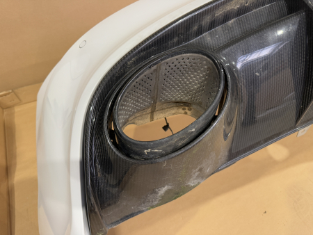 Stoßfängerabdeckung hinten Audi RS7 4G Performance 2Y2Y S9R Gletscherweiß Metallic