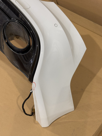 Preview: Stoßfängerabdeckung hinten Audi RS7 4G Performance 2Y2Y S9R Gletscherweiß Metallic