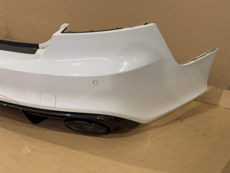 Stoßfängerabdeckung hinten Audi RS7 4G Performance 2Y2Y S9R Gletscherweiß Metallic