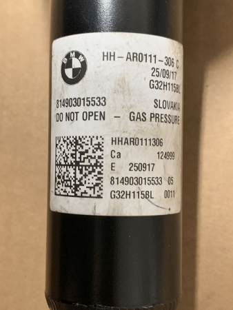 Preview: 814903015533 Air spring strut original BMW 6er GT G32 rear right NEW