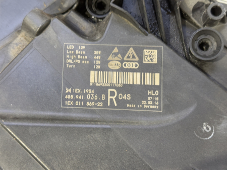 Preview: 4G8941036B 4G8941784B Original Audi RS7 4G Performance Matrix-Beam Scheinwerfer rechts