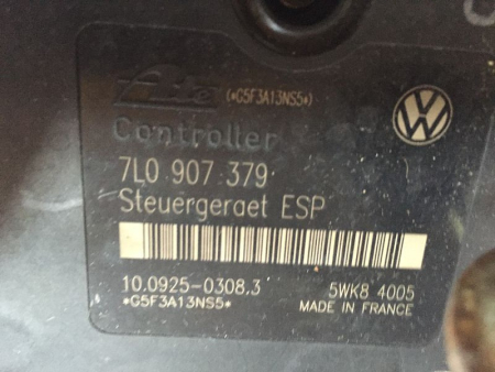Preview: 7L0614111 7L0907379 10.0204-0256.4 10.0925-0308.3 ABS / ESP unit Porsche Cayenne