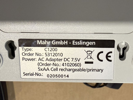 Mahr Height Measuring Device – Complete System with P2004M Probe, BM50 Measuring Block & Millimar C1200 (Used)