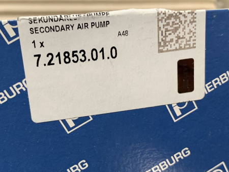 Preview: 721853010 7.21853.01.0 PIERBURG secondary air pump Ford Escort Sierra NEW