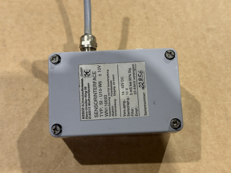 Weber SI-U10-W6 Sensor Interface ±10V