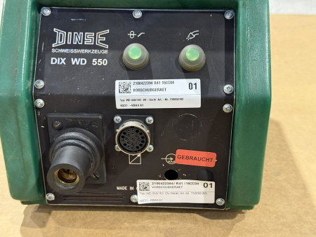 DINSE DIX WD 550/183 – DV Wire Feeder Unit – Part No. 730050183 (used)