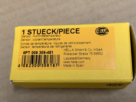 Preview: 6PT009309481 original Hella Sensor Kühlmitteltemperatur für Megane Clio NEU