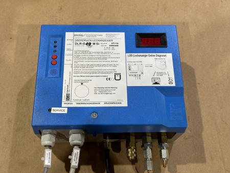 BRUGG DLR-G overpressure leak detector Leak monitoring