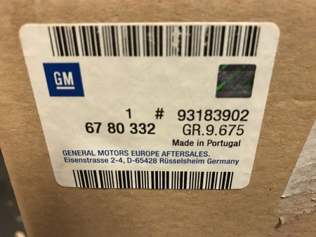 Preview: 93183902 6780332 Radio CD-Player Opel NEU