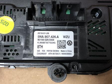 Preview: 5NA907426A Klima Bedieneinheit Steuergerät VW Tiguan NEU