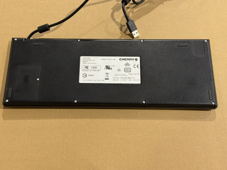 Preview: CHERRY G84-4400LUBDE-2 Kompakt-Tastatur mit integriertem Trackball