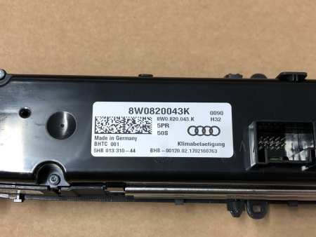 Preview: 8W0820043K Klima Bedieneinheit Steuergerät Audi A5 S5 Cabriolet NEU