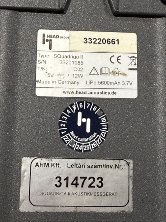 HEAD acoustics SQuadriga II – Item No. C02 (used)