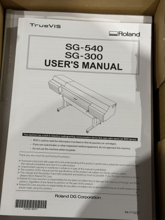 Roland TrueVIS SG-300 – Eco-Solvent Printer & Cutter (used)