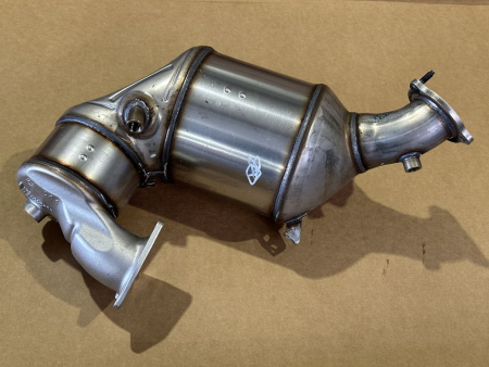 4G0254750HX original Audi exhaust pipe catalytic converter particle filter NEW