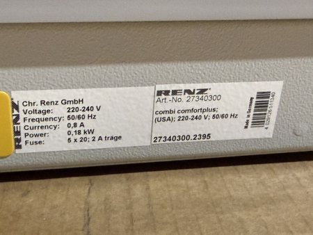 Preview: RENZ combi comfortplus – elektrische Stanz- & Bindemaschine (gebraucht)