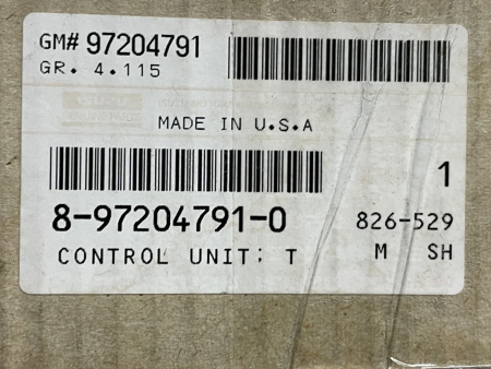 97204791 8-97204791-0 8972047910 original ISUZU control unit NEW