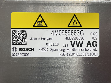 4M0959663G 0273PC0012 original VW voltage converter Touareg 2018-