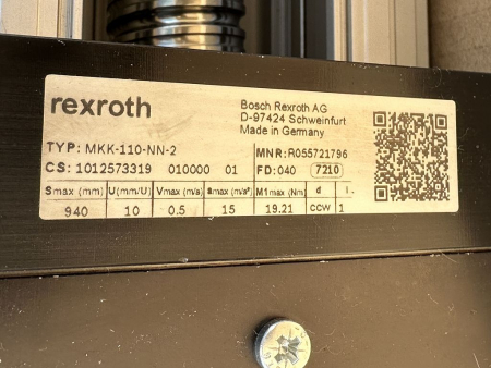 Original Rexroth LINEAR MODULE R116026010 MKK-110-NN-2 NEU