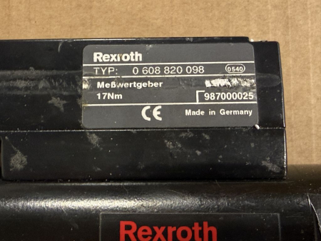 Preview: Rexroth Meßwertgeber 17Nm 0608820098 Industriegeber Typ 0 608 820 098 gebraucht