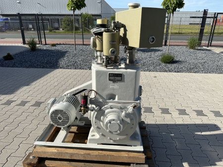 Preview: Pfeiffer KA 180 FHE Centrifugal Pump / Vacuum Pump 180 m³/h incl. Balzers EVA 100 PA Valve (used, refurbished)