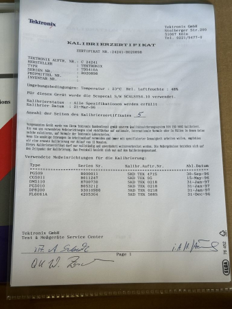 Tektronix TDS410A TDS 410A Oszilloskop
